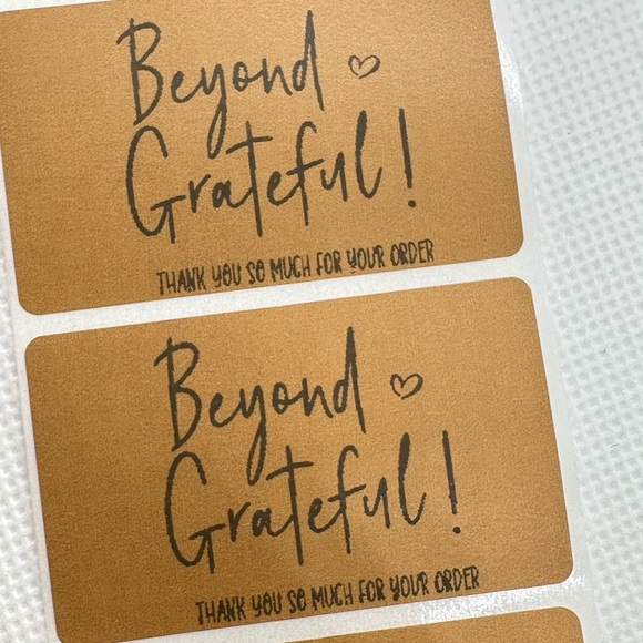 Thank You Stickers for Poshmark 2" | shipping supplies 100 pcs - Picture 3 of 11